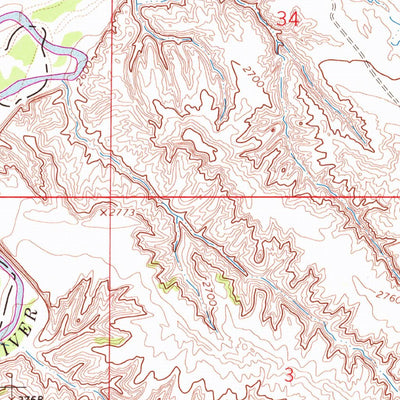 United States Geological Survey Mosby, MT (1962, 24000-Scale) digital map