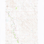 United States Geological Survey Mosby SE, MT (1962, 24000-Scale) digital map