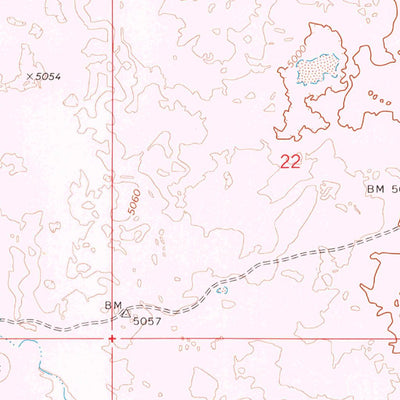 United States Geological Survey Mosby Well, ID (1972, 24000-Scale) digital map