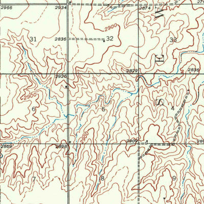 United States Geological Survey Moscow, KS (1944, 62500-Scale) digital map