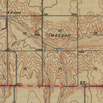 United States Geological Survey Moscow, KS (1945, 62500-Scale) digital map