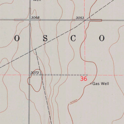 United States Geological Survey Moscow, KS (1974, 24000-Scale) digital map