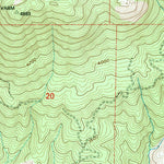 United States Geological Survey Moscow Mountain, ID (1994, 24000-Scale) digital map