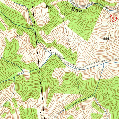 United States Geological Survey Moscow, OH-KY (1953, 24000-Scale) digital map