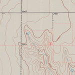United States Geological Survey Moscow SE, KS (1974, 24000-Scale) digital map