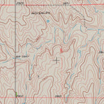 United States Geological Survey Moscow SE, KS (1974, 24000-Scale) digital map