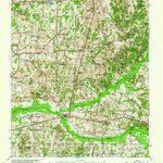 United States Geological Survey Moscow, TN (1949, 62500-Scale) digital map