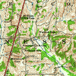 United States Geological Survey Moscow, TN (1949, 62500-Scale) digital map