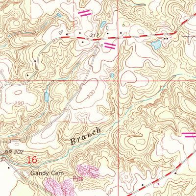 United States Geological Survey Moselle, MS (1965, 24000-Scale) digital map