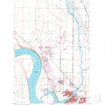 United States Geological Survey Moses Lake North, WA (1956, 24000-Scale) digital map