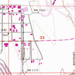 United States Geological Survey Moses Lake North, WA (1956, 24000-Scale) digital map