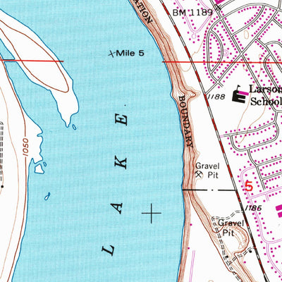 United States Geological Survey Moses Lake North, WA (1956, 24000-Scale) digital map