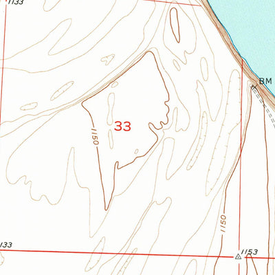 United States Geological Survey Moses Lake NW, WA (1956, 24000-Scale) digital map