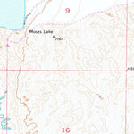 United States Geological Survey Moses Lake South, WA (1956, 24000-Scale) digital map