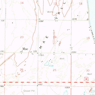 United States Geological Survey Moses Lake, WA (1956, 62500-Scale) digital map