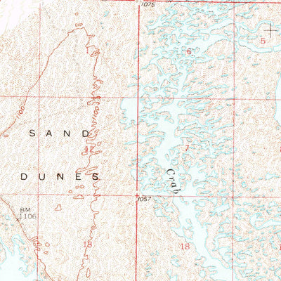 United States Geological Survey Moses Lake, WA (1956, 62500-Scale) digital map