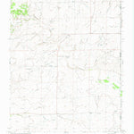 United States Geological Survey Moses, NM-OK (1972, 24000-Scale) digital map