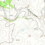 United States Geological Survey Moses, NM-OK (1972, 24000-Scale) digital map