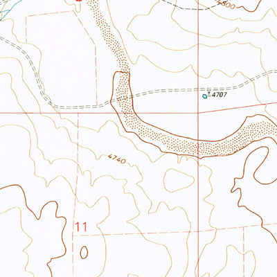 United States Geological Survey Moses, NM-OK (1998, 24000-Scale) digital map