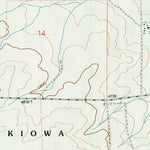 United States Geological Survey Moses, NM-OK (1998, 24000-Scale) digital map