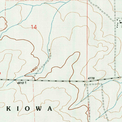 United States Geological Survey Moses, NM-OK (1998, 24000-Scale) digital map