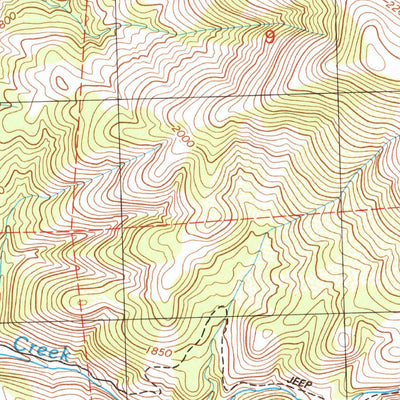 United States Geological Survey Moses Rock, NV (1980, 24000-Scale) digital map