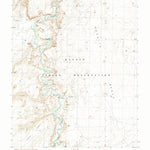 United States Geological Survey Moses Rock, UT (1989, 24000-Scale) digital map