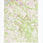 United States Geological Survey Mosgrove, PA (1968, 24000-Scale) digital map