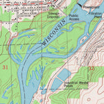 United States Geological Survey Mosinee, WI (1982, 24000-Scale) digital map