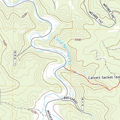 United States Geological Survey Moskee, WY (2021, 24000-Scale) digital map