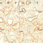 United States Geological Survey Mosquito Butte, ND (1949, 24000-Scale) digital map