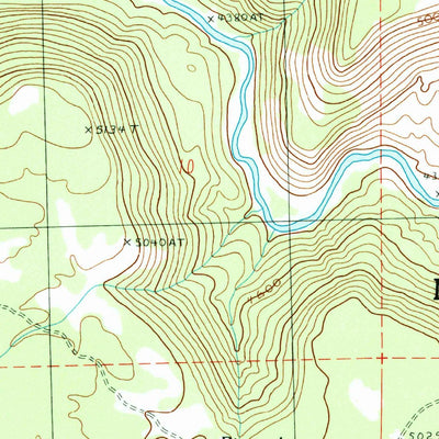United States Geological Survey Mosquito Flat, OR (1990, 24000-Scale) digital map