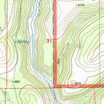 United States Geological Survey Mosquito Flat, OR (1999, 24000-Scale) digital map