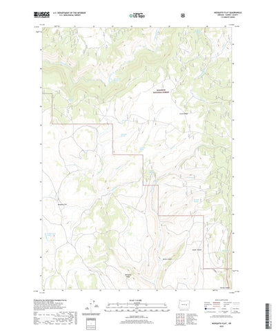 United States Geological Survey Mosquito Flat, OR (2020, 24000-Scale) digital map