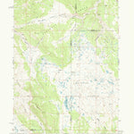 United States Geological Survey Mosquito Lake, WY (1967, 24000-Scale) digital map