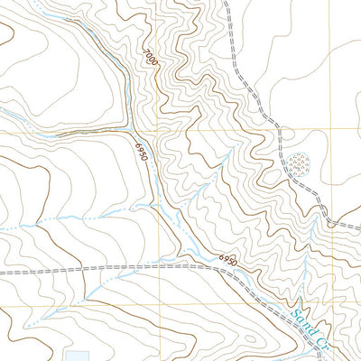 United States Geological Survey Moss Agate Reservoir, WY (2021, 24000-Scale) digital map