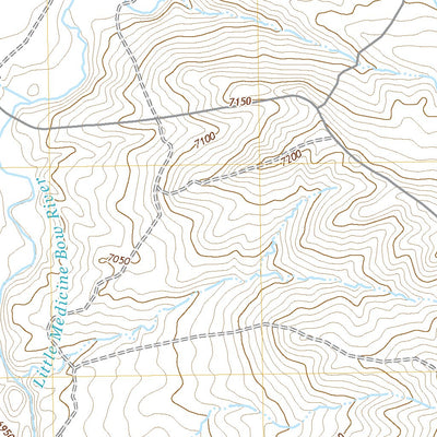 United States Geological Survey Moss Agate Reservoir, WY (2021, 24000-Scale) digital map