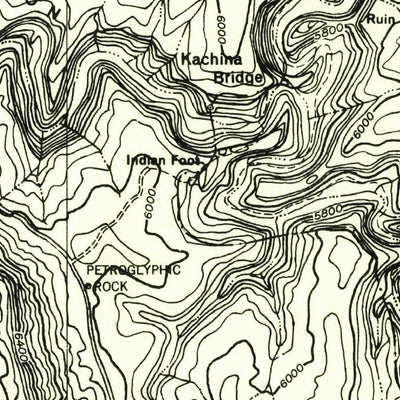 United States Geological Survey Moss Back Butte, UT (1954, 24000-Scale) digital map