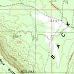United States Geological Survey Moss Back Butte, UT (1987, 24000-Scale) digital map