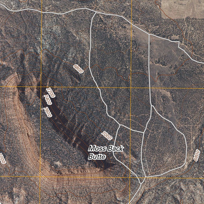 United States Geological Survey Moss Back Butte, UT (2011, 24000-Scale) digital map