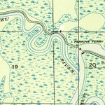 United States Geological Survey Moss Bluff, LA (1935, 31680-Scale) digital map