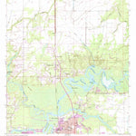 United States Geological Survey Moss Bluff, LA (1955, 24000-Scale) digital map