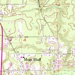 United States Geological Survey Moss Bluff, LA (1955, 24000-Scale) digital map
