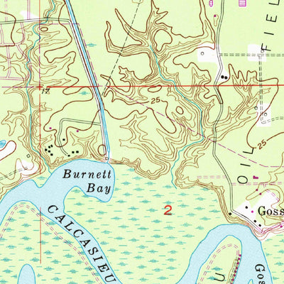 United States Geological Survey Moss Bluff, LA (1955, 24000-Scale) digital map