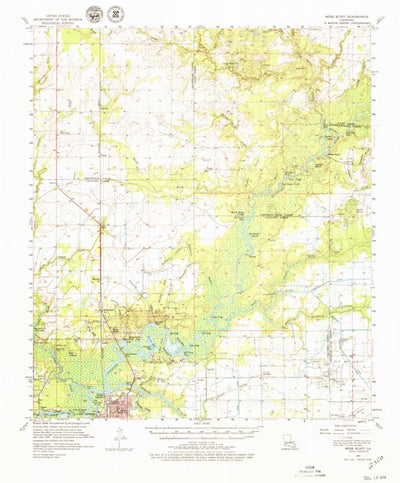 United States Geological Survey Moss Bluff, LA (1957, 62500-Scale) digital map