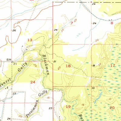 United States Geological Survey Moss Bluff, LA (1957, 62500-Scale) digital map