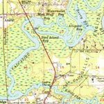 United States Geological Survey Moss Bluff, LA (1957, 62500-Scale) digital map