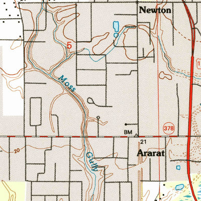 United States Geological Survey Moss Bluff, LA (1994, 24000-Scale) digital map