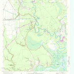 United States Geological Survey Moss Bluff, TX (1961, 24000-Scale) digital map