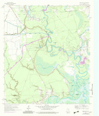 United States Geological Survey Moss Bluff, TX (1961, 24000-Scale) digital map